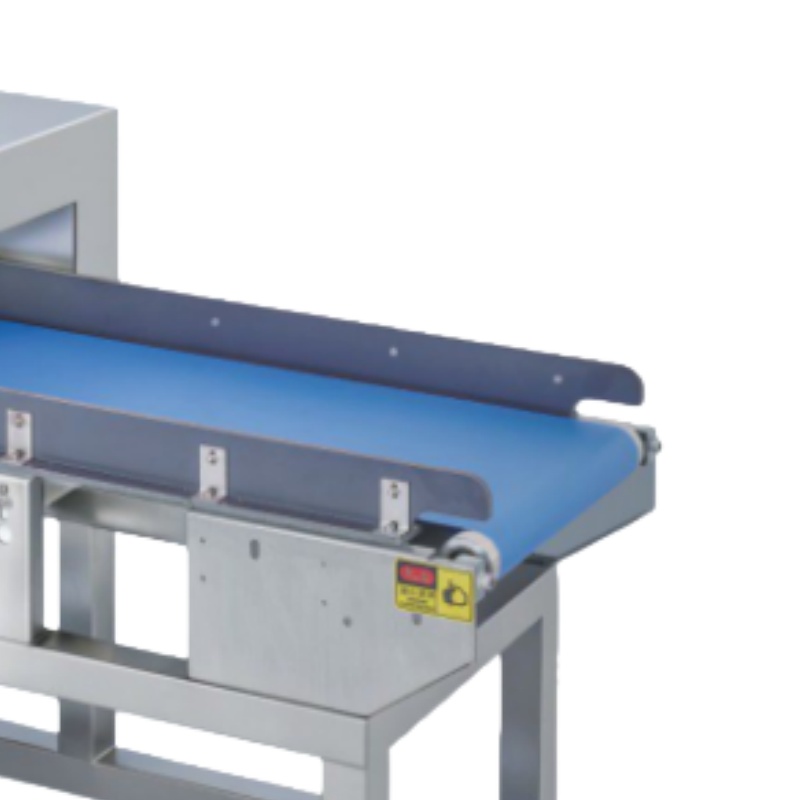 Electromagnetic induction metal detector for liquid paste and slurry material packaging line 