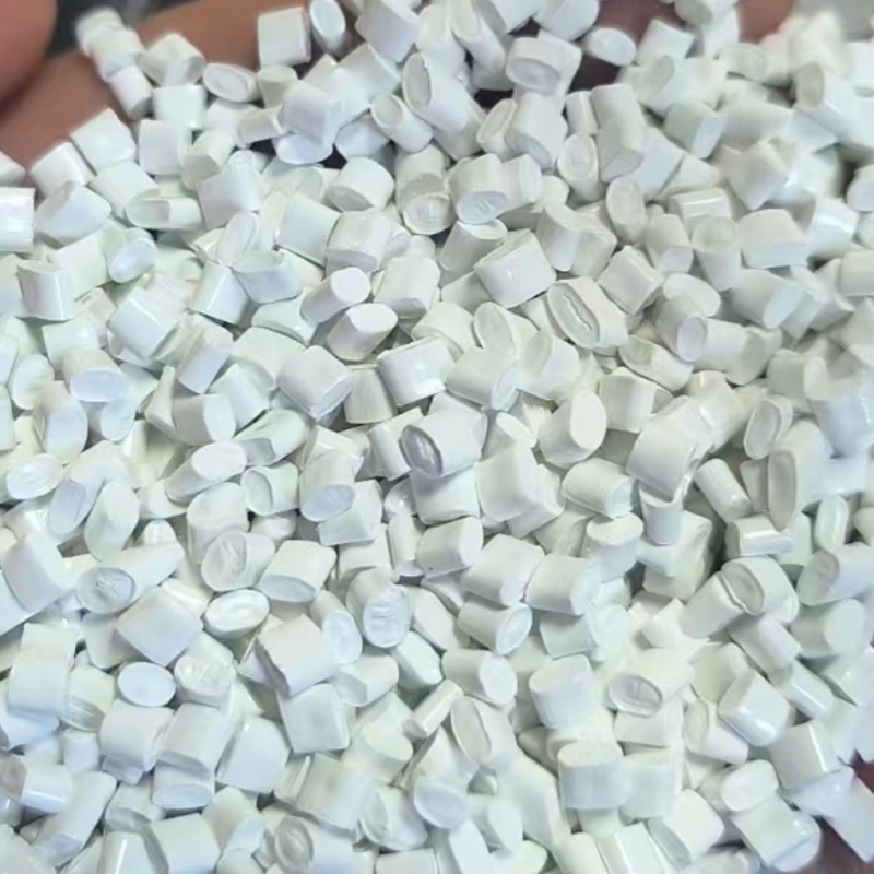 Water beverage bottle rPET recycled plastic pellets 