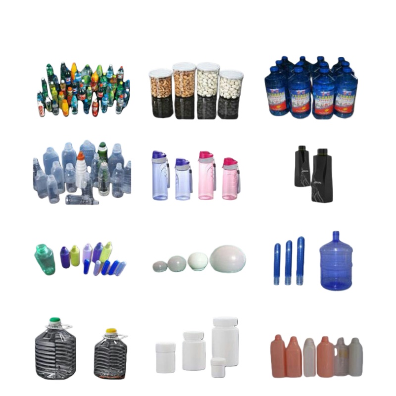 Semi-automatic beverage milk medicinal liquid bottle blow modling machine 