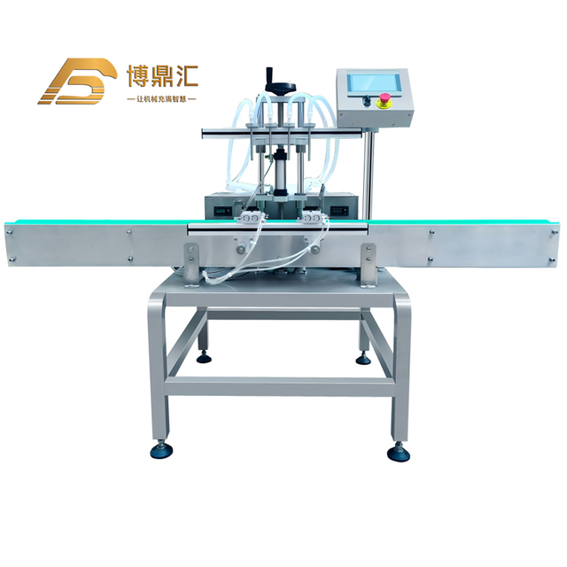 4 Heads Gear Pump Liquid Beverage Juice Filling Machines Automatic