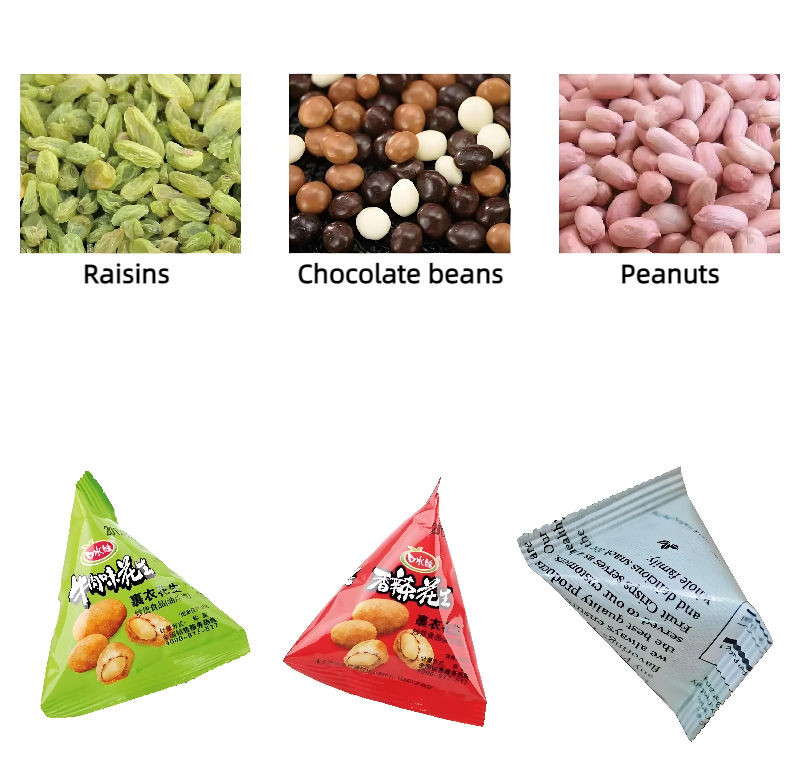 Fruit Juice Ketchup Red Ginseng Syrup Concentrated Triangle Pouch Packing Machine for Powder Spice Coffee Beverages Foods