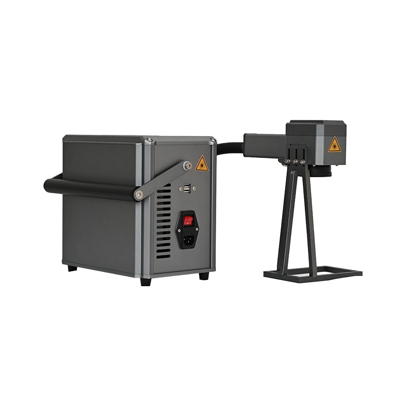 Good Price Handheld Portable Mini 20W 30W 50W Small Fiber Laser Printer Making Machine for Metal Resin Tires