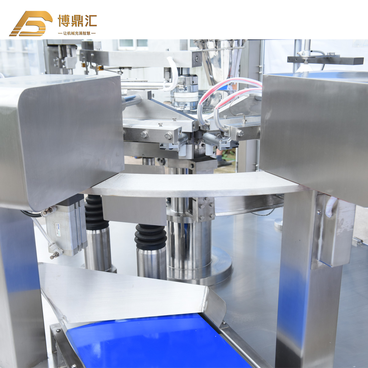Automatic Rotary Filling Sealing Packaging Machine for Ketchup Mustard Butter