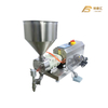 Food Grade High Viscosity Rotary Lobe Pump Filler Semi-Automatic Filling Machine With Hopper for Honey Chocolate Cream Paste Cosmetic 