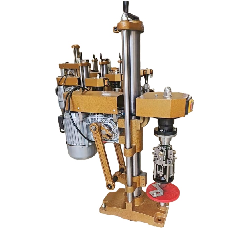 semi-automatic aluminum cap wine Liquid medicine Whiskey Cocktail screw capping machine