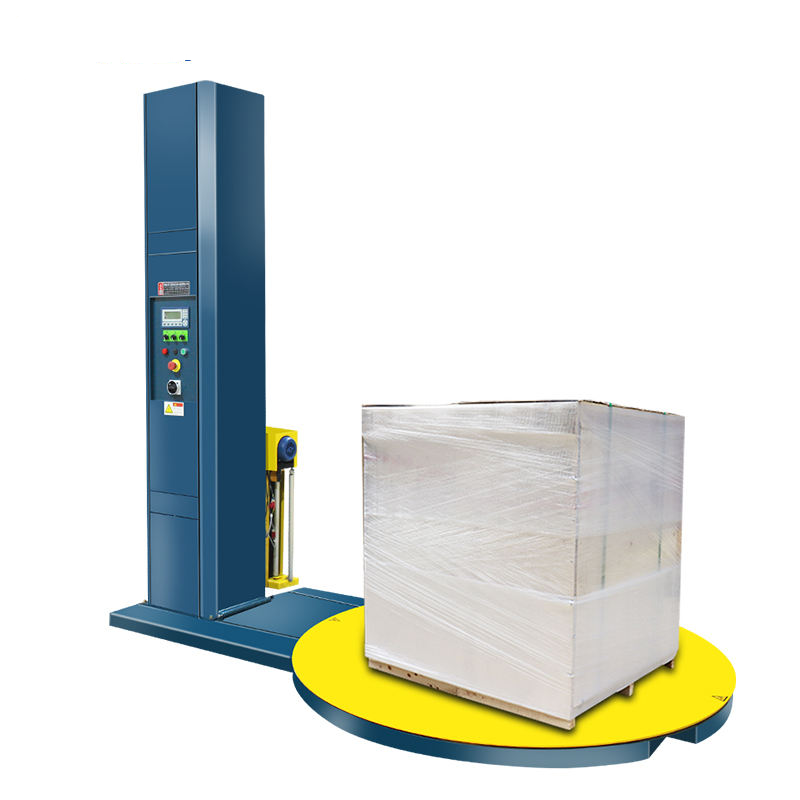 Automatic L-Type Heavy Duty Stretch Film Horizontal Pallet Packaging Wrapping Machine for Industrial Large Wooden Box