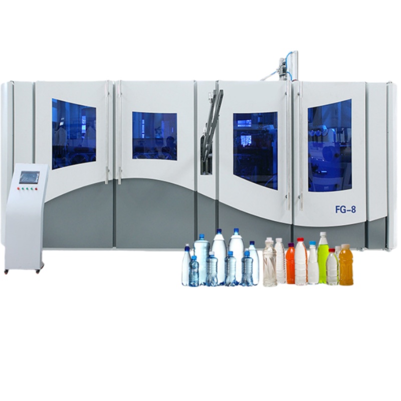 Beverage glass water plastic bottle blowing machine 