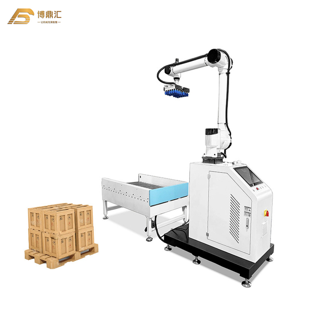 Portable 25kg PP Bag Carton Box Palletizing Collaborative Robot Arm Smart Cobot Palletizer