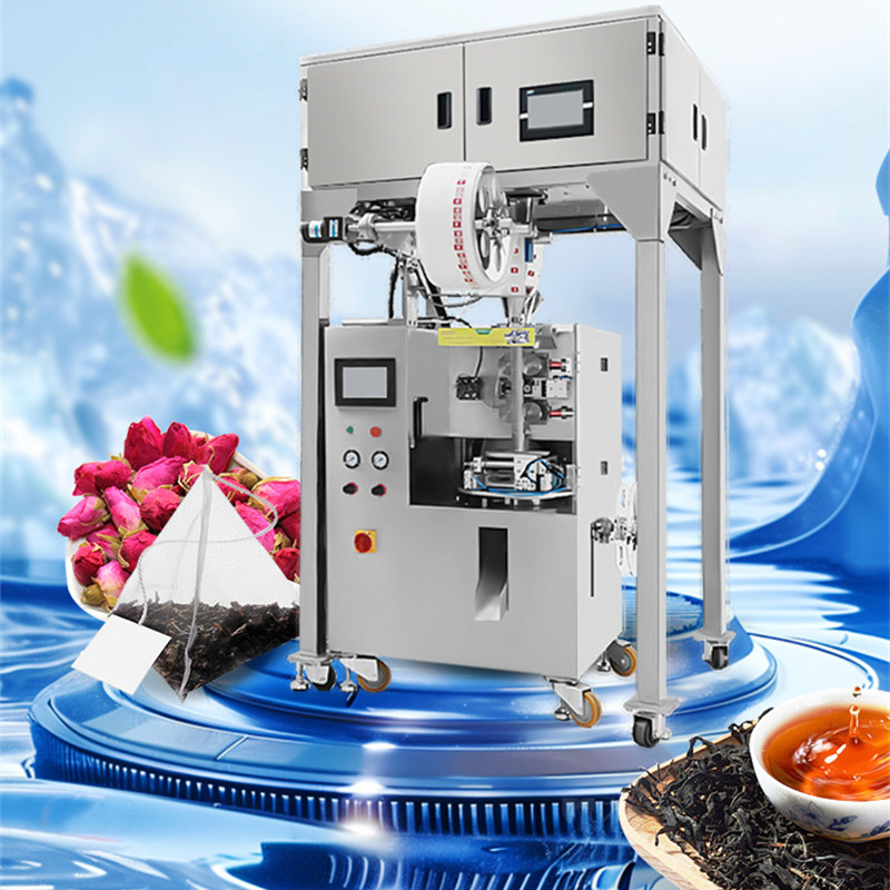 Automatic High-Speed Multi-Head Scale Triangle Nylon Inner Outer Tea Bag Sachet Filling Packaging Machine