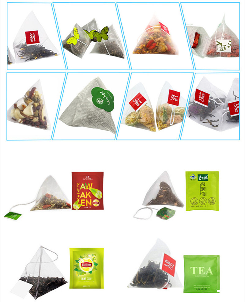 Automatic High-Speed Multi-Head Scale Triangle Nylon Inner Outer Tea Bag Sachet Filling Packaging Machine