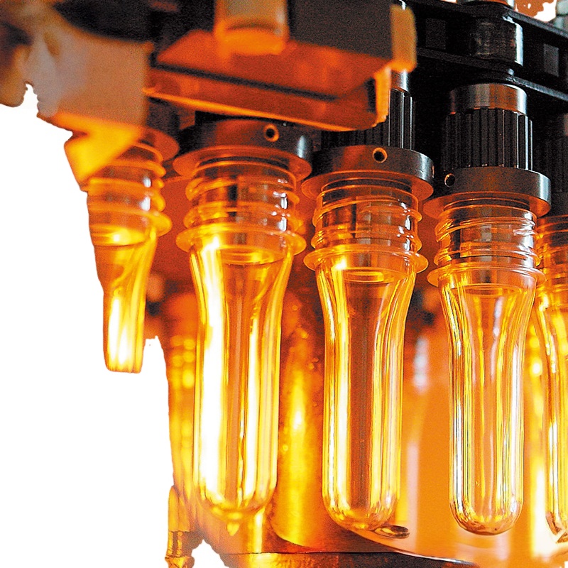 Beverage glass water plastic bottle blowing machine 