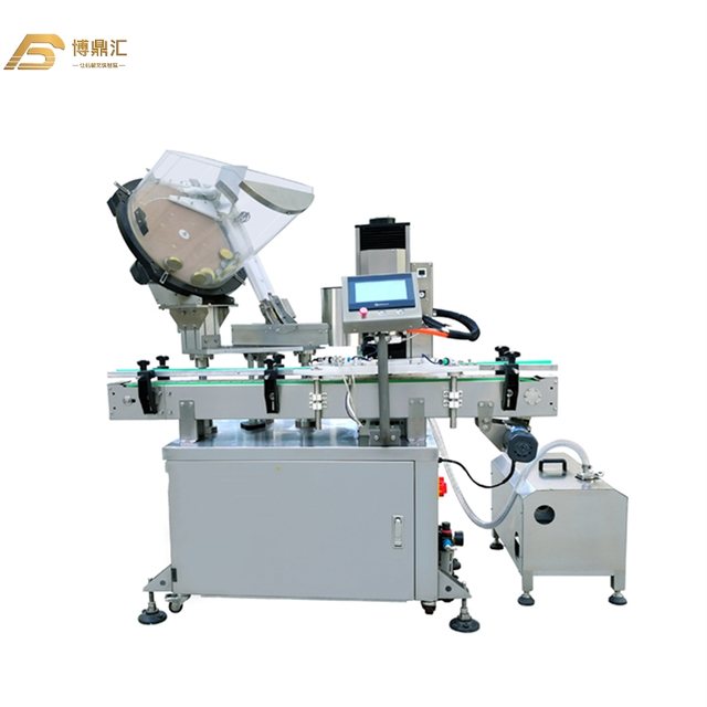Automatic Metal Twist-off Caps Screw Vacuum Capping Sealing Machine from Glass Bottles Fruit Jam Jar