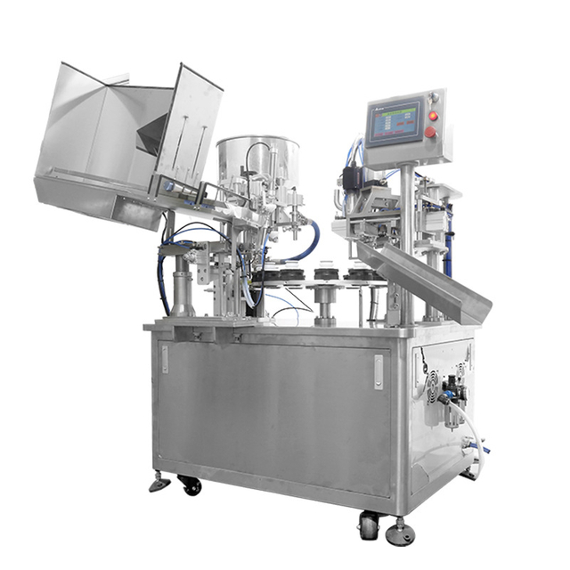 Hot Sealing OEM 50pcs/min Paste Cream Soft Alu Tube Filling Sealing Machine for Cosmetics Chemicals Industry