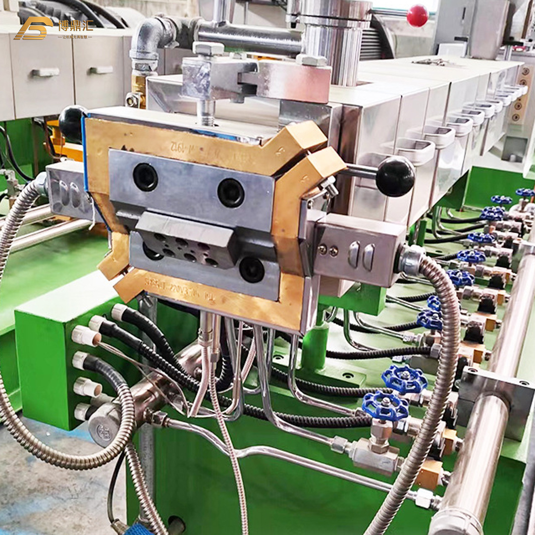 Twin Screw Extruder Plastic Pelletizing Machine PVC Recycling