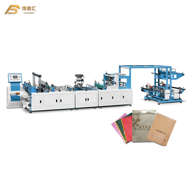 Nonwoven Plastic PP Zipper Bag Ziplock Pouch Making Automatic Machine