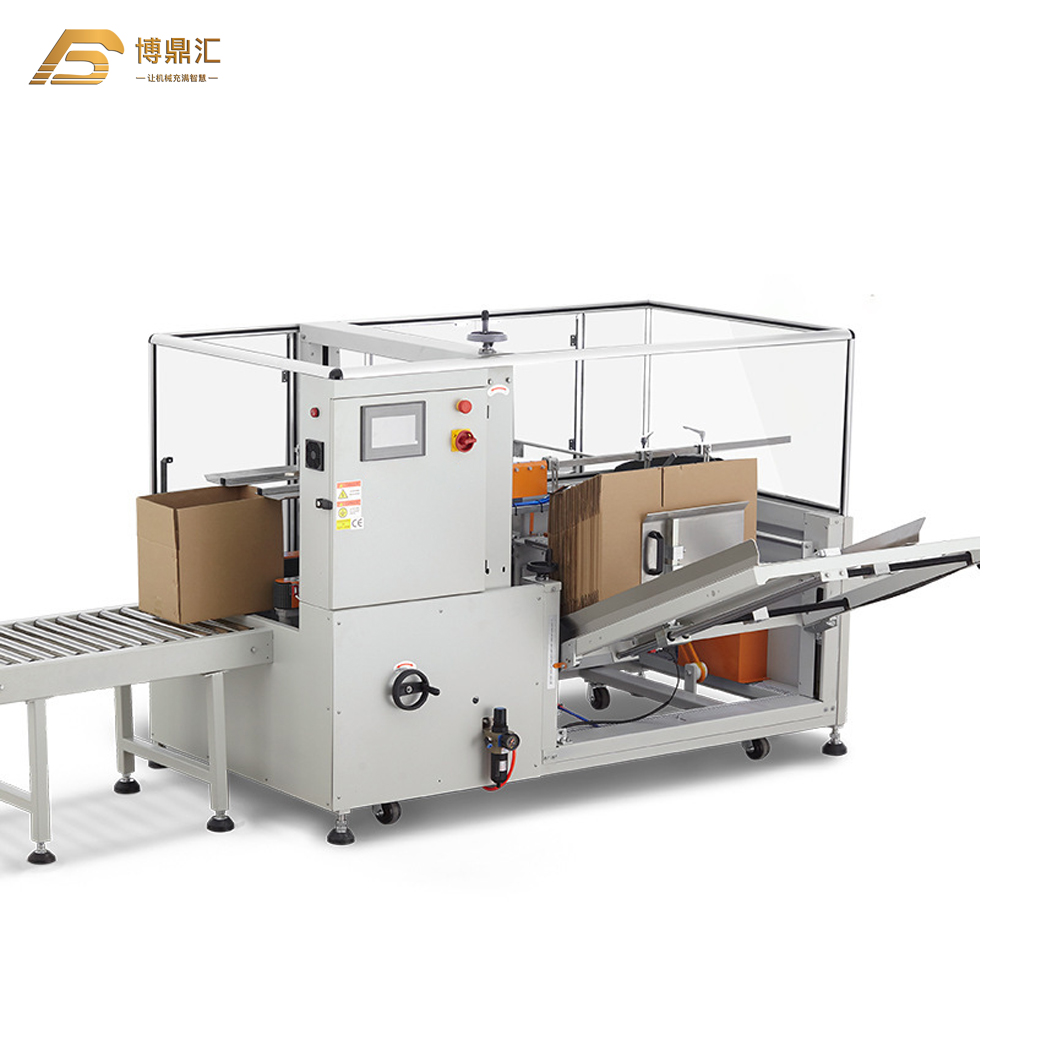 Automatic Flap Carton Box Erector Case Opening Machine