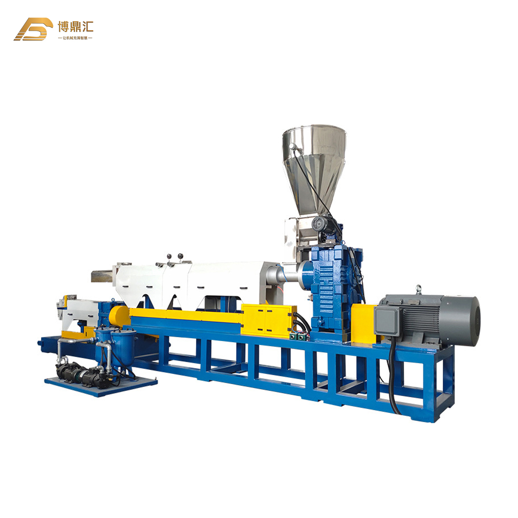 Single Screw PE PP HDPE PS ABS Plastic Recycling Granulator Pellet Machine