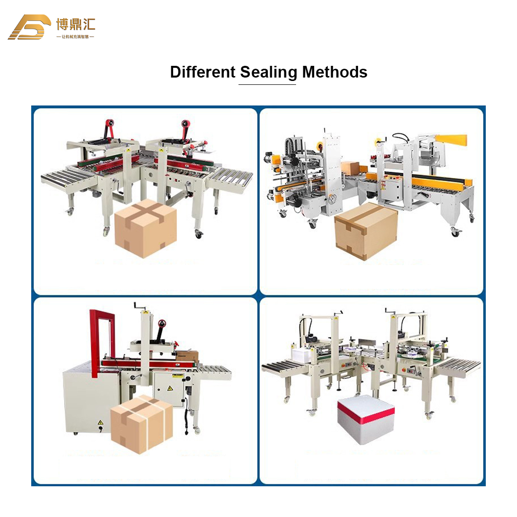 Automatic Case Sealer Carton Box Sealing Packaging Machine