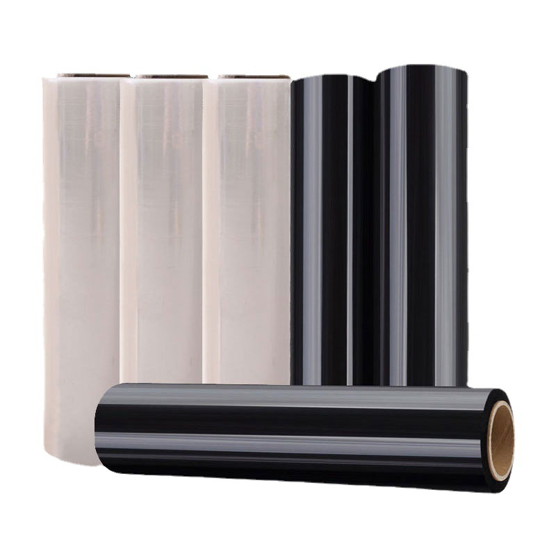 Customized PE Packaging Color Shrink Wrap Stretch Film Roll for Wrapping Machine Industrial Logistics