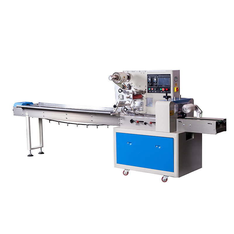 Automatic Spoon Candy Chocolate Ice Cream Napkin Paper Soap Pillow Flow Packaging Machine