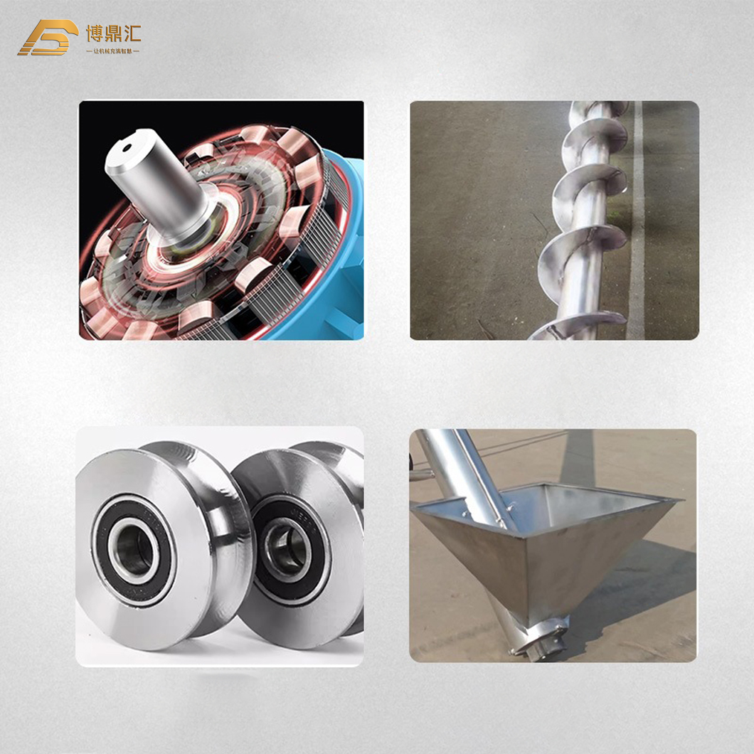 Automatic Sugar Cement Powder Screw Feeder Auger Conveyor Machine with Hopper